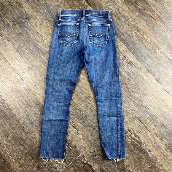 7 For All Mankind Distressed Jeans Pants Denim ((size 25)) - Picture 2 of 8